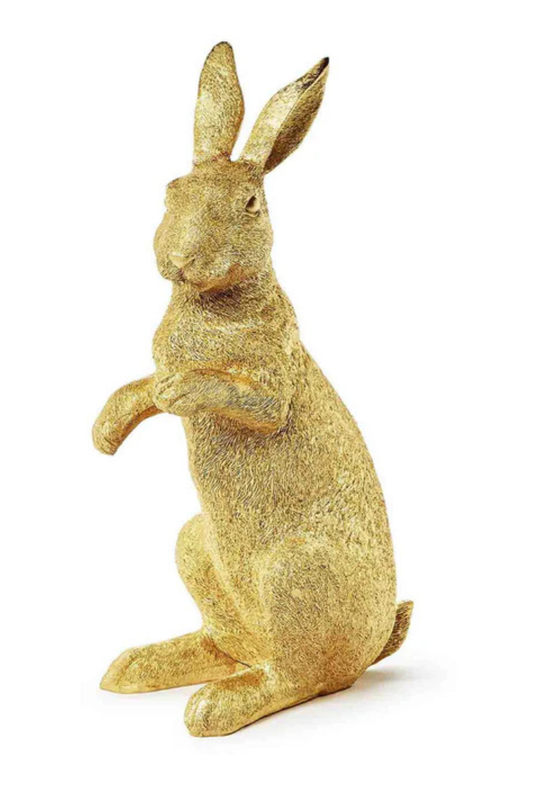 Golden Bunny Decor