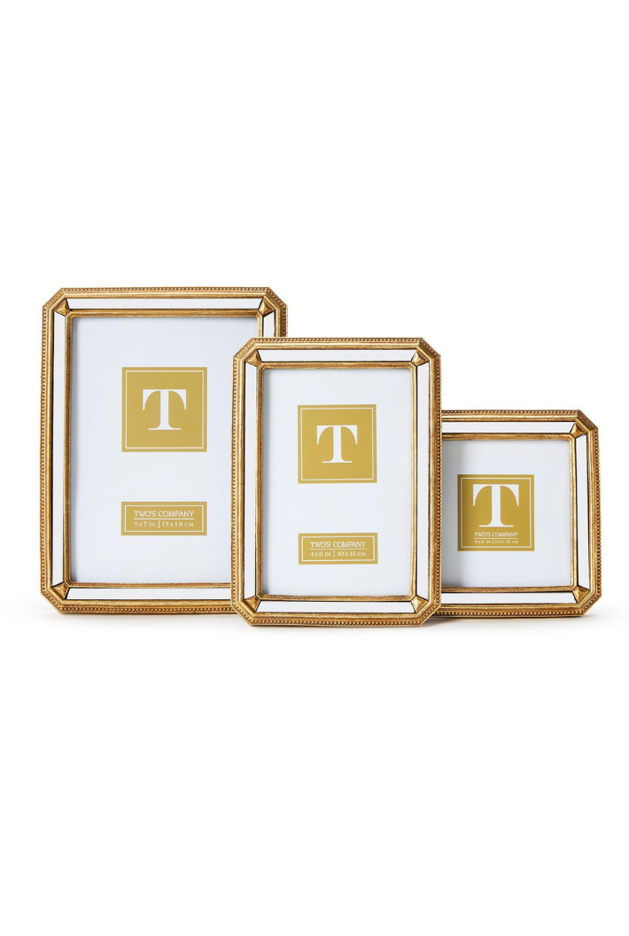 Beveled Mirror Photo Frame