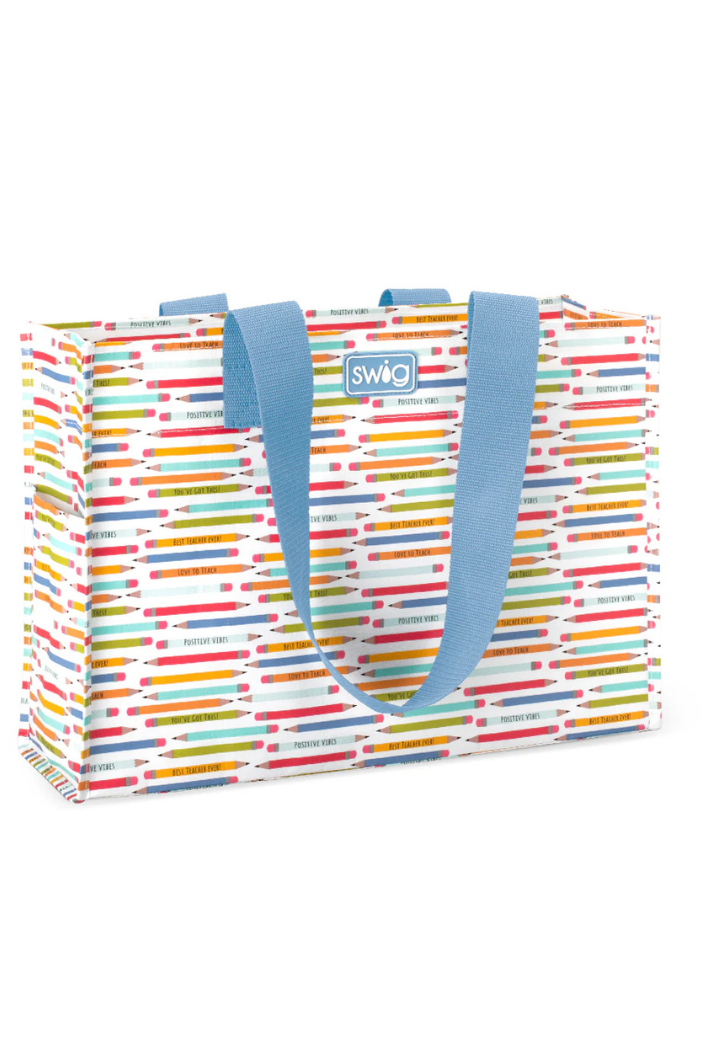 Teacher Life Large Reusable Bag