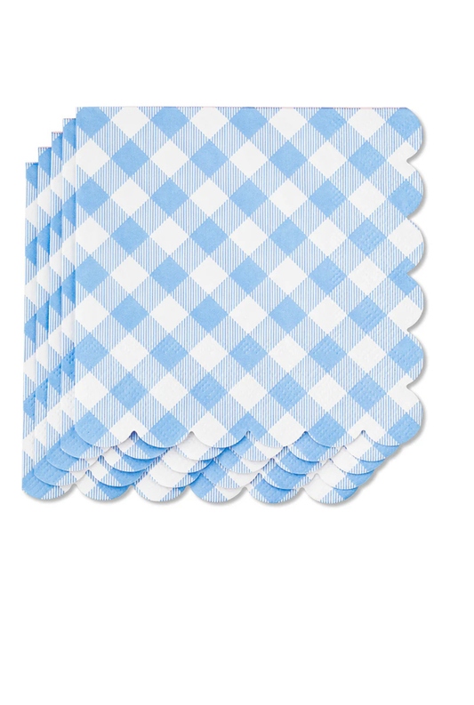 Gingham Cocktail Napkins