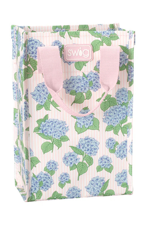 Hydrangeas Reusable Tall Gift Bag