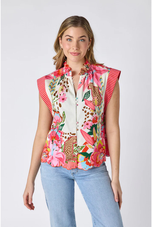 Fritzy Top-Wild Lilly