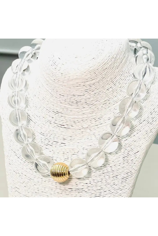 Acrylic Big Ball Necklace
