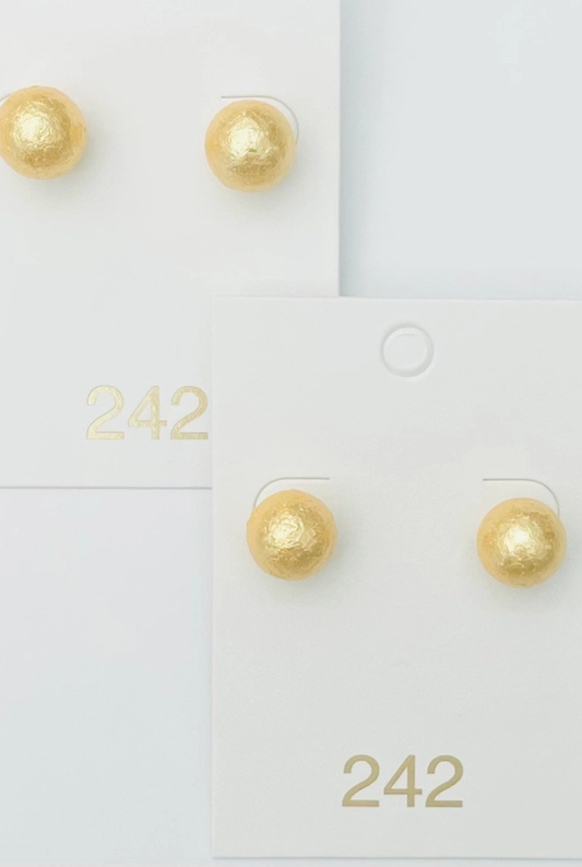 Mini Mache Stud Earrings