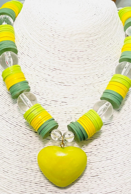 Colorful Heart Necklace