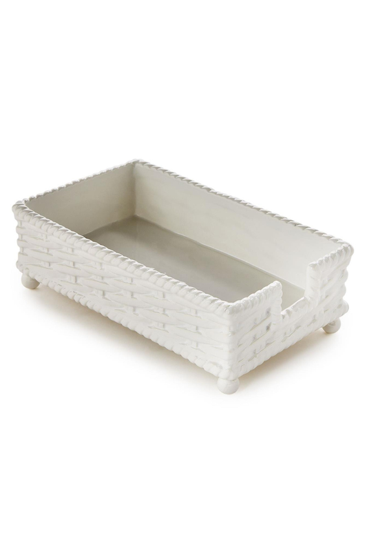 Basketweave Guest Towel Holder