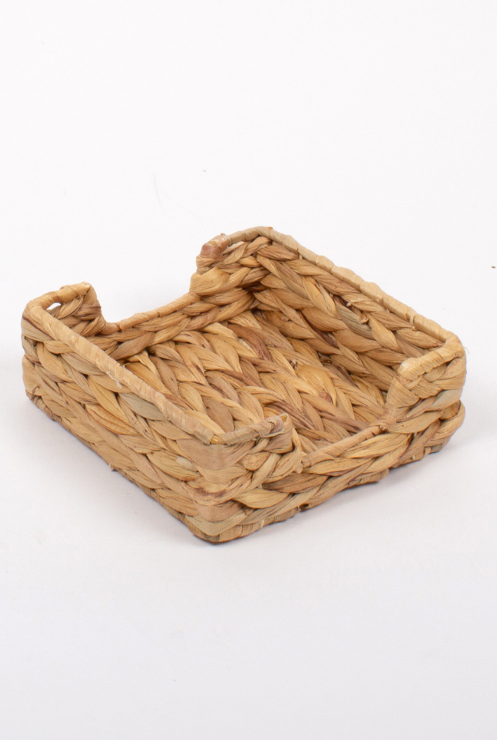 Natural Woven Cocktail Napkin Tray