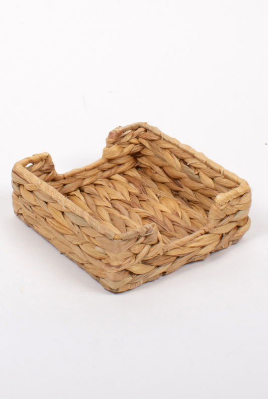 Natural Woven Cocktail Napkin Tray