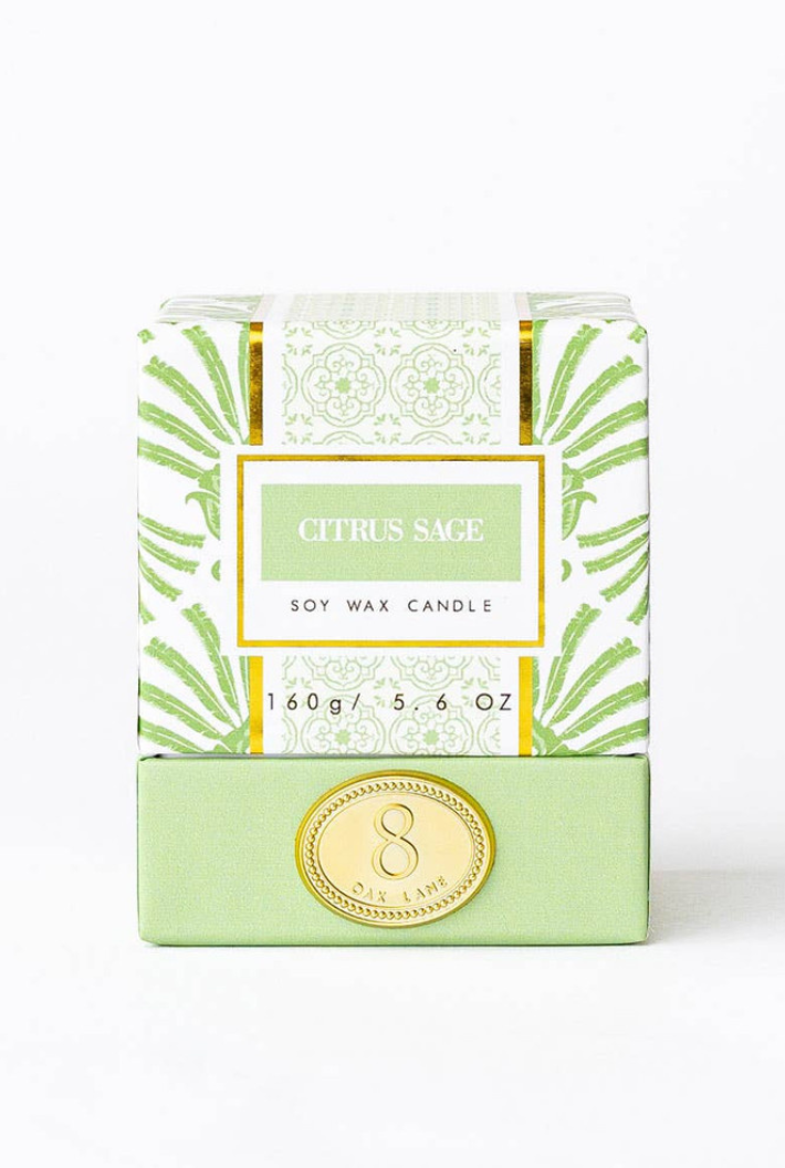 Citrus Sage 5.6oz Soy Wax Candle
