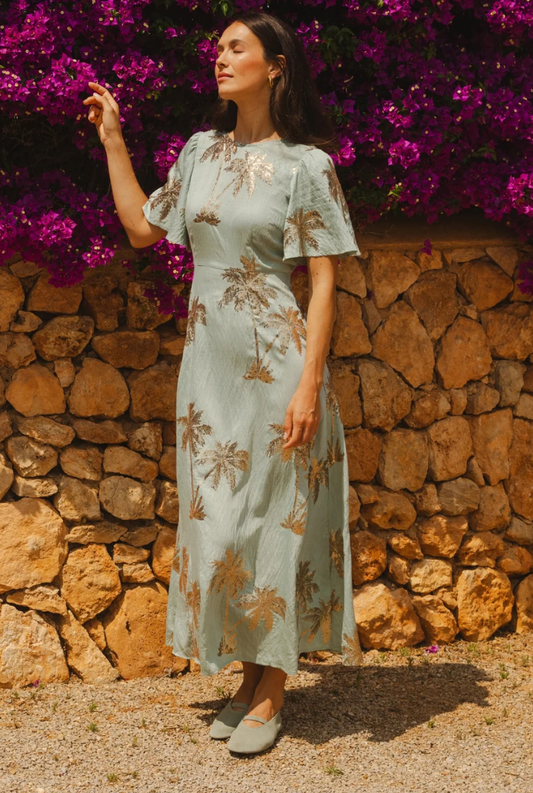 Palms of Gold Rene Dress