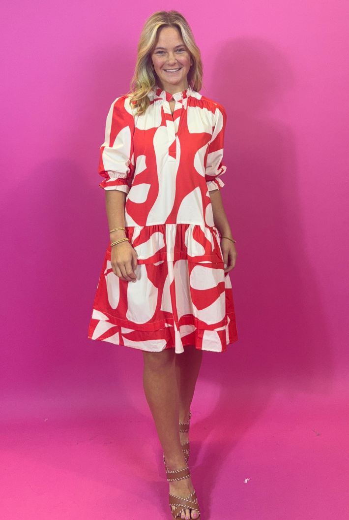 Scarlet Shards Dress