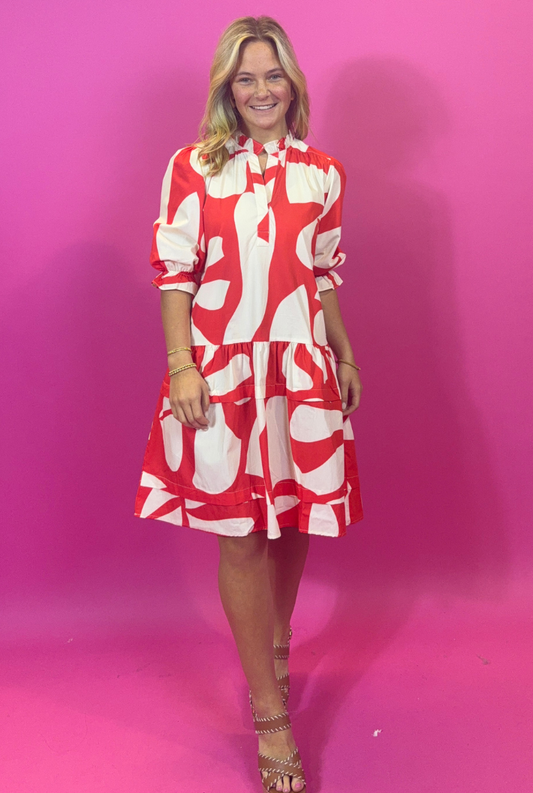 Scarlet Shards Dress