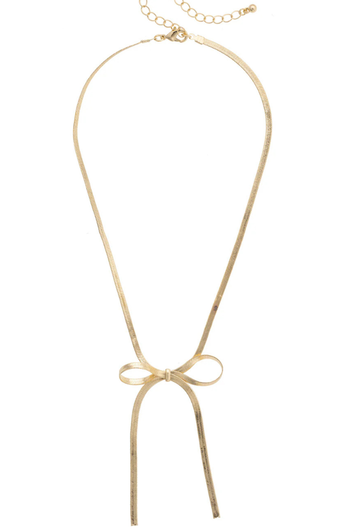 Andy Looped Bow Necklace