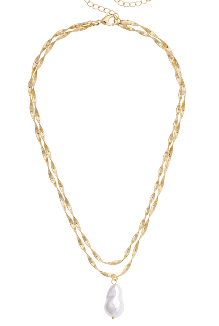 Alexandria Layered Pearl Necklace