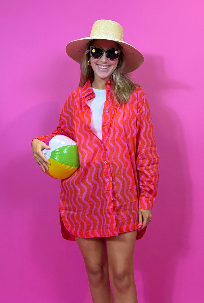 Swirl Shirt Dress