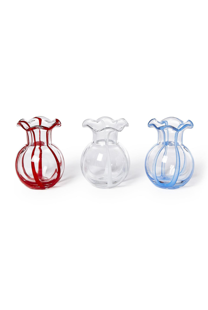 Ruffle Ribbon Vase