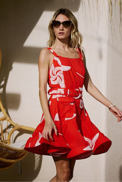Penny Pinwheel Mini Dress