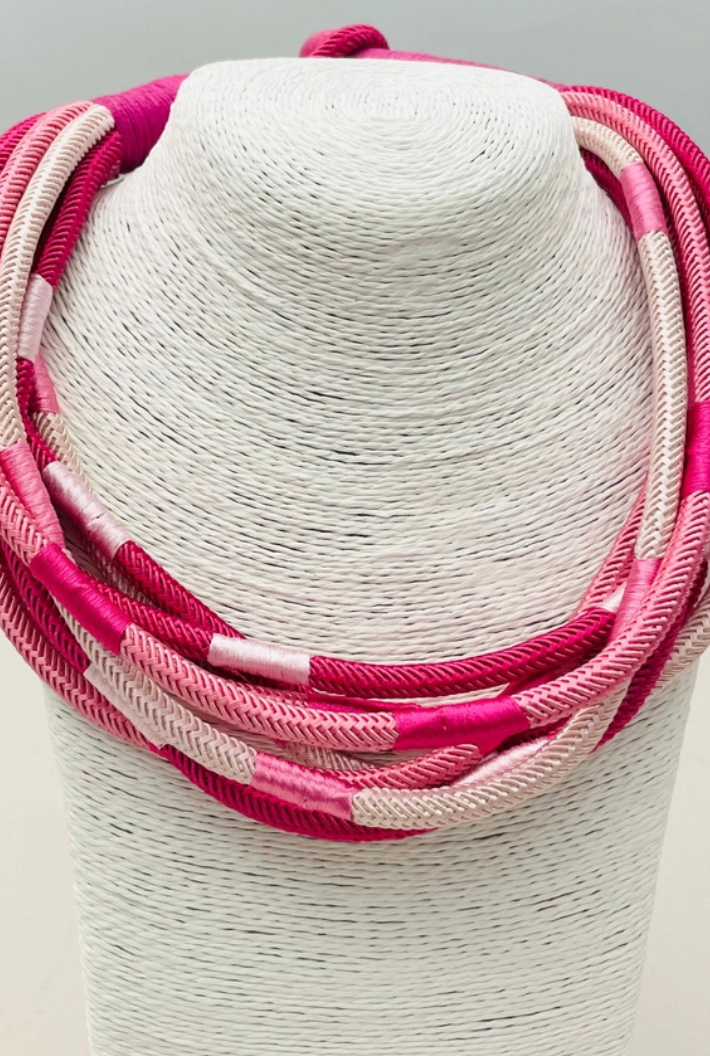 Slub 8-Strand Necklace