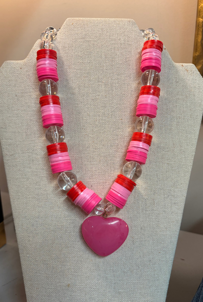 Colorful Heart Necklace