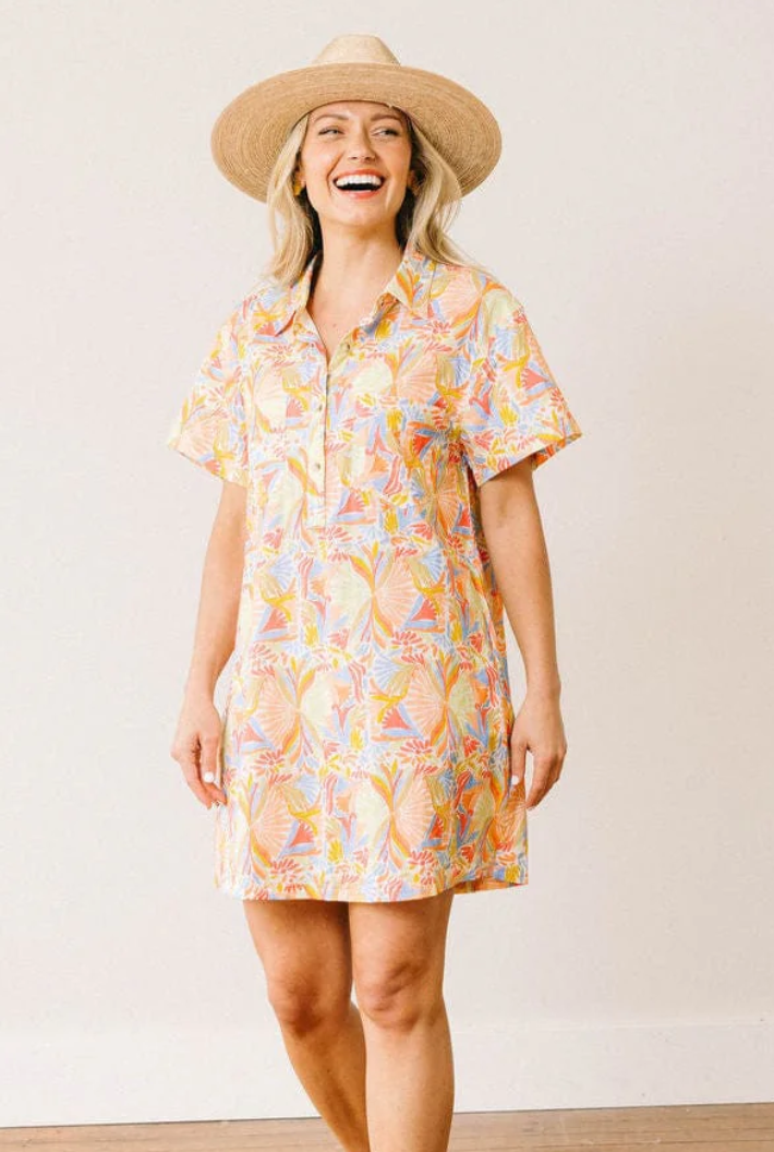 Island Blooms Get Away Mini Dress
