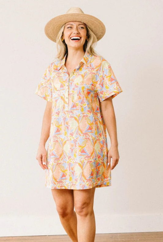 Island Blooms Get Away Mini Dress