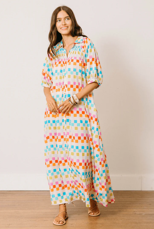 Summer Camp Geo Oasis Dress