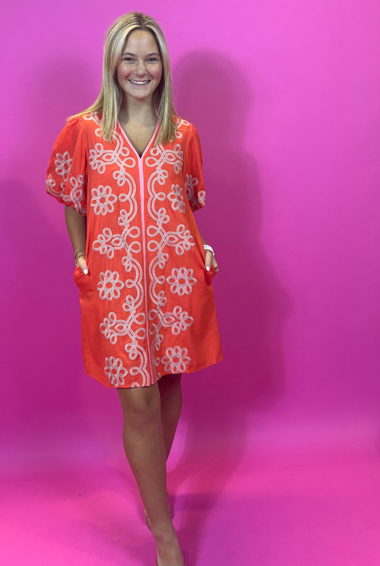 Bailey Bubble Sleeve Dress