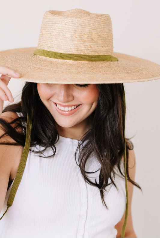 Natural Rancher Palm Hat