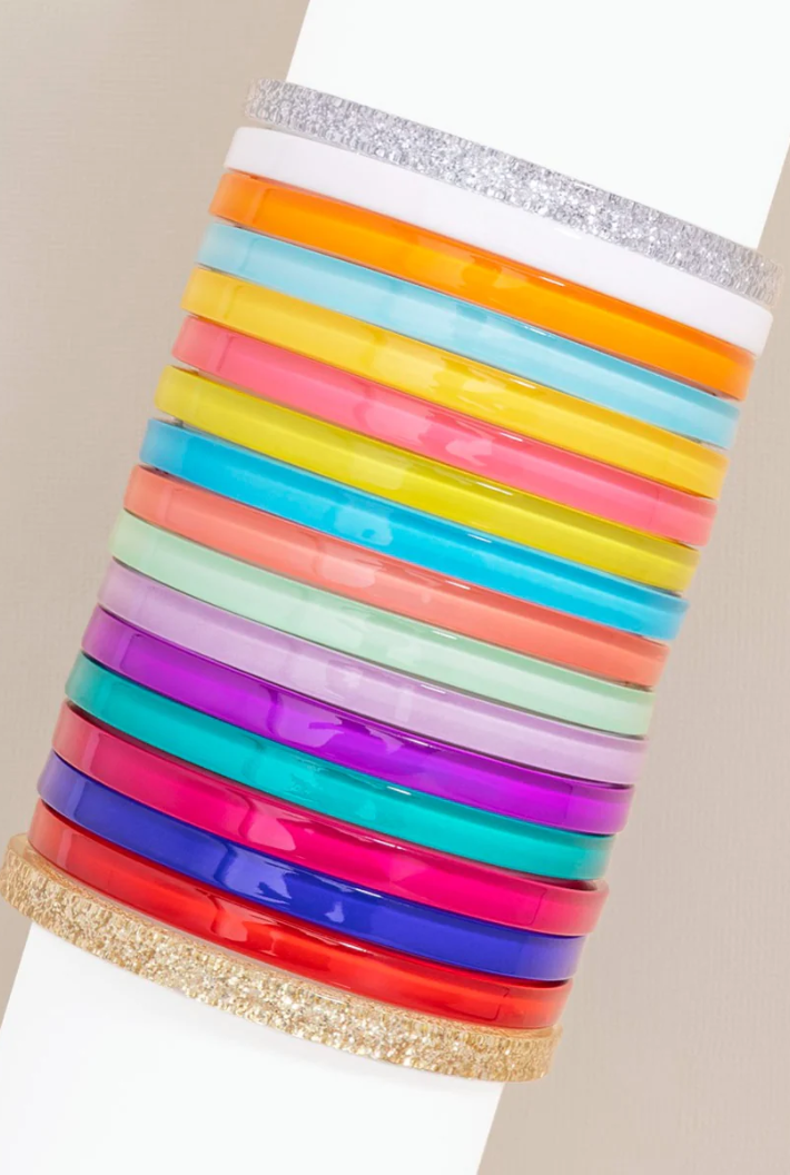Love Stack Resin Bracelet