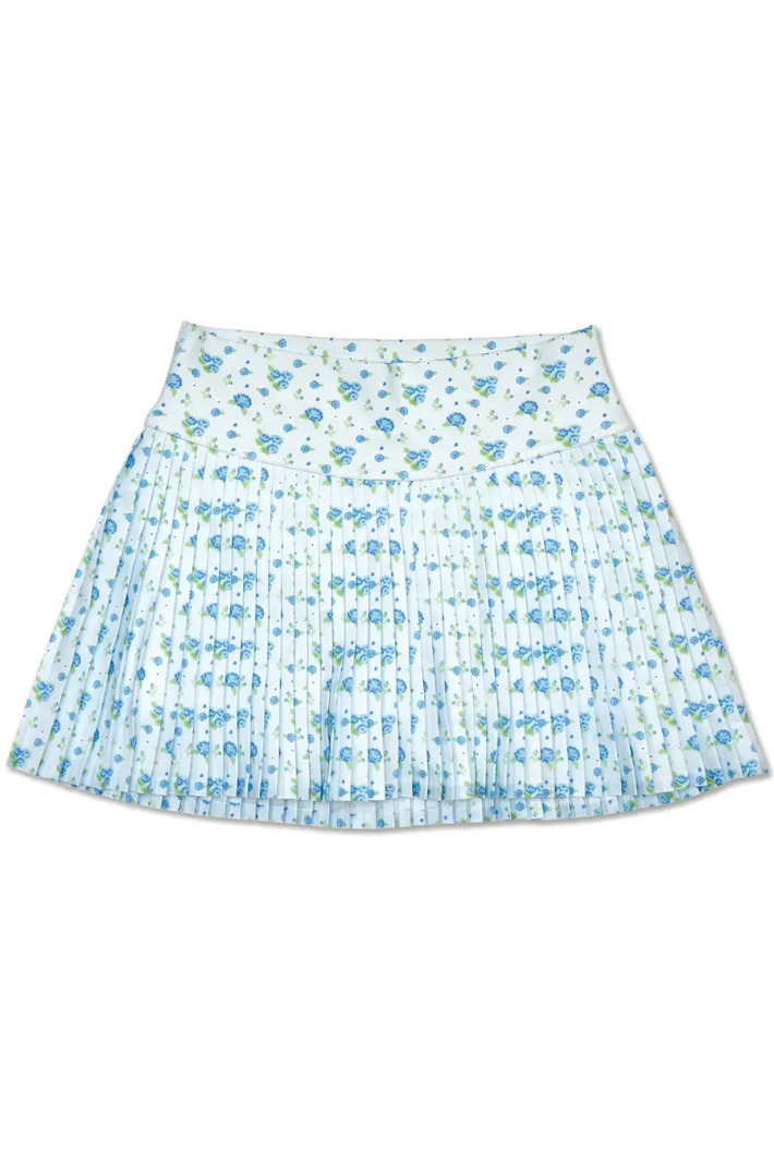 Blue Floral Skort