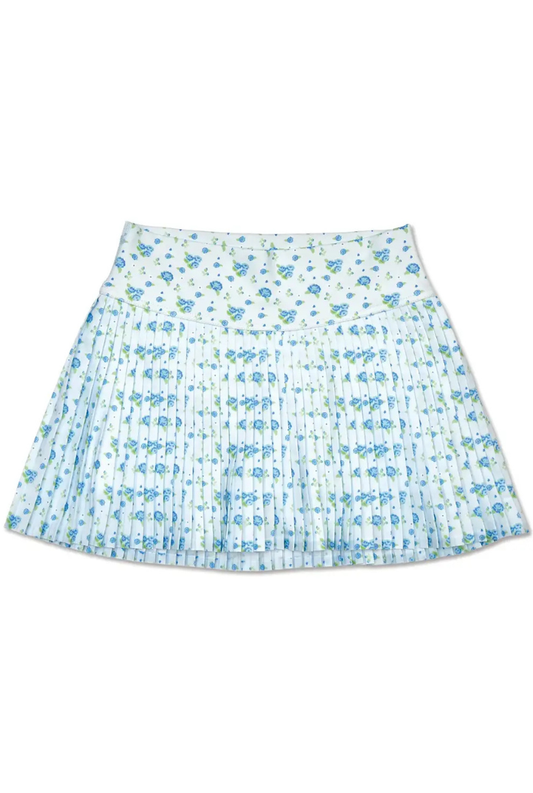 Blue Floral Skort