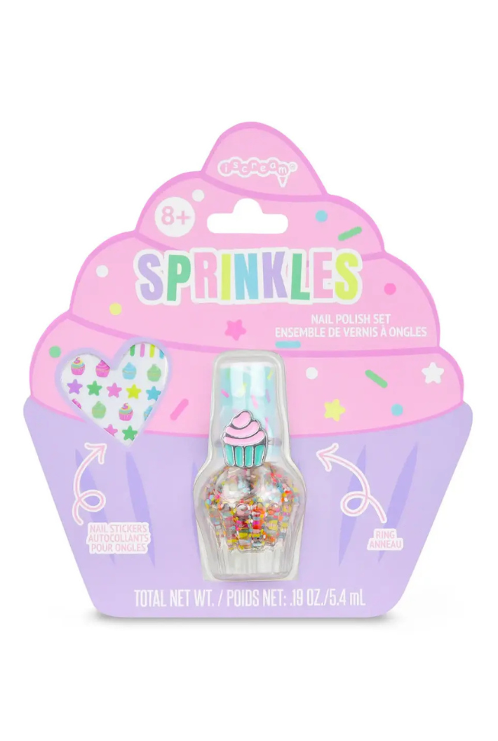 Sprinkles Nail Polish & Ring Set