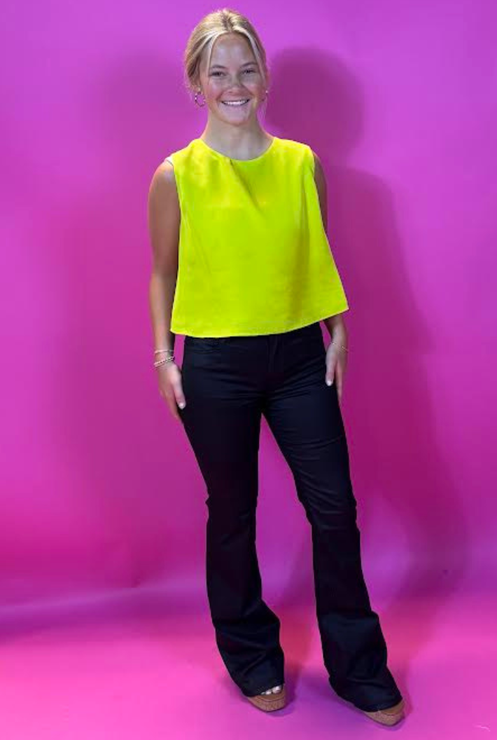 Clara Coated Black Jean