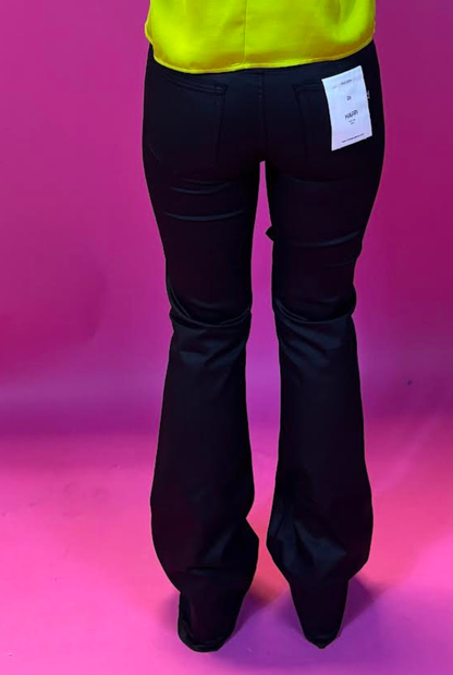 Clara Coated Black Jean