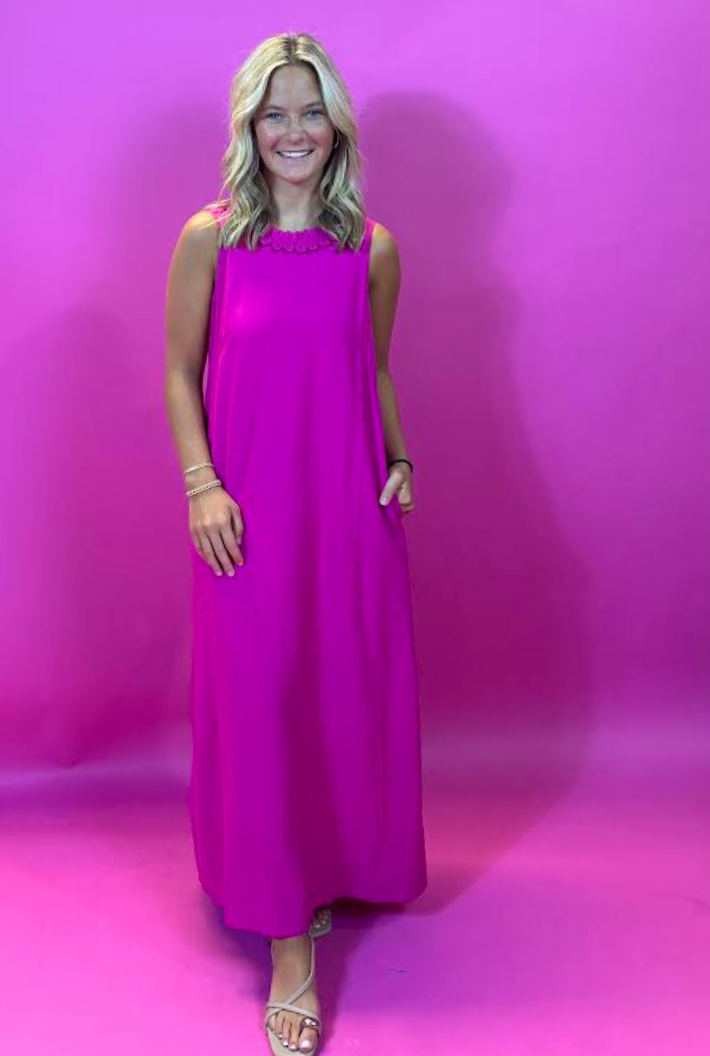 Berry Trim Dress