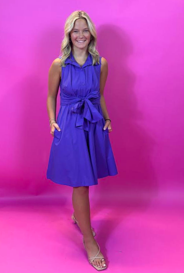 Paris Purple Dress
