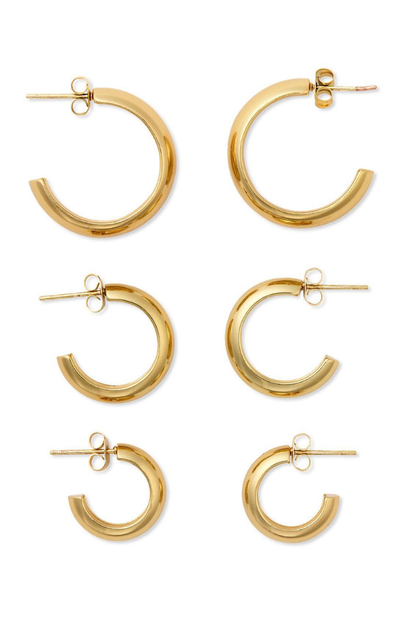 Gold Hoop Earrings