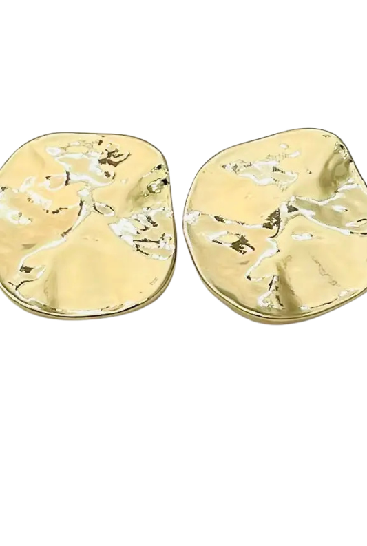 Hammered Stone Stud
