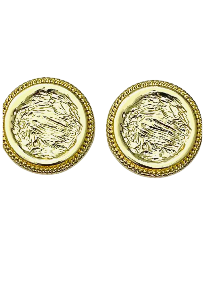 Stamp Stud Earring