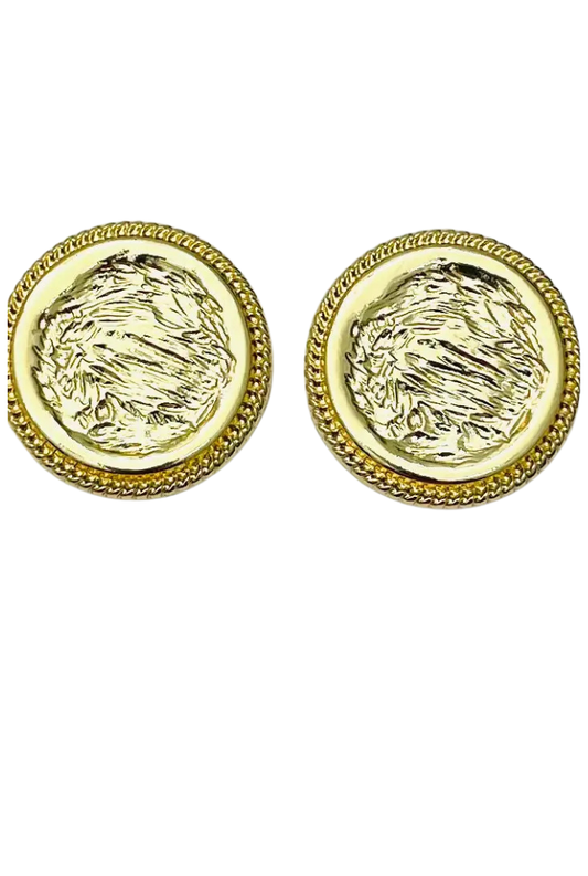 Stamp Stud Earring