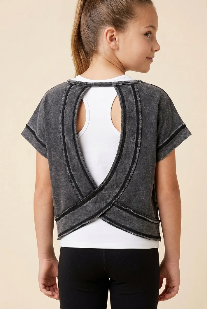 Open Tulip Back Tee