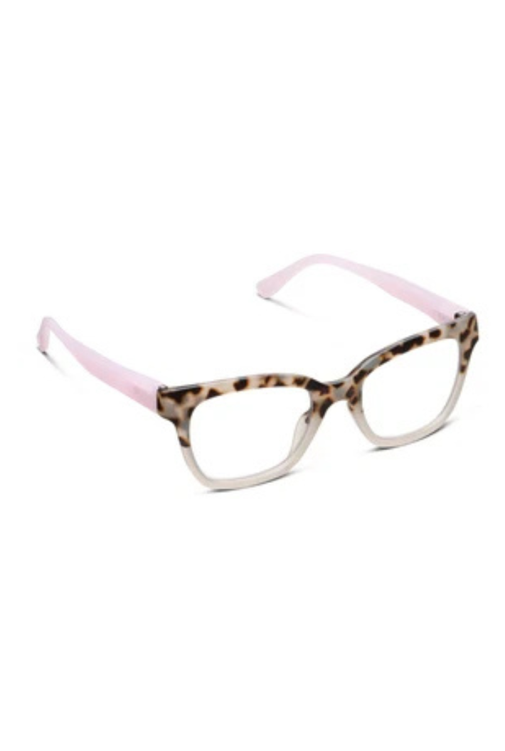 Zoey - Chai Tortoise / Pink