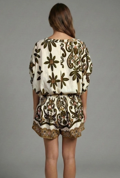 Olive Veil Short