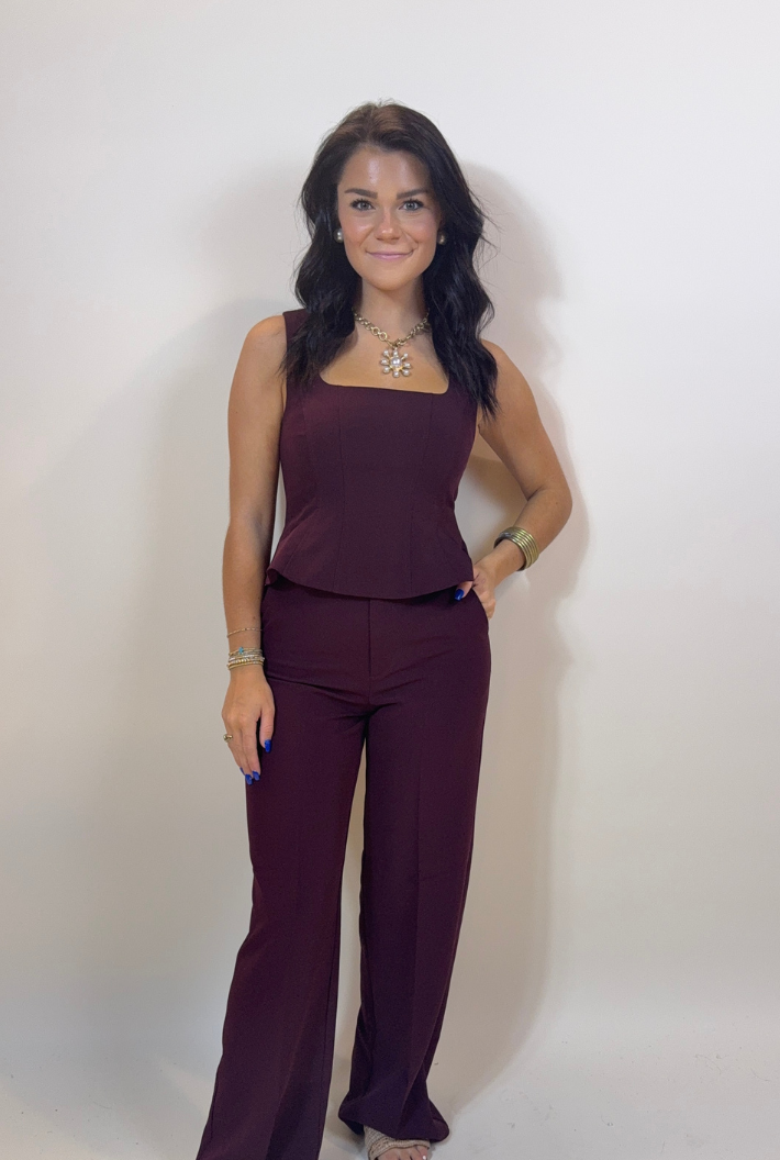 Leanne Peplum Top