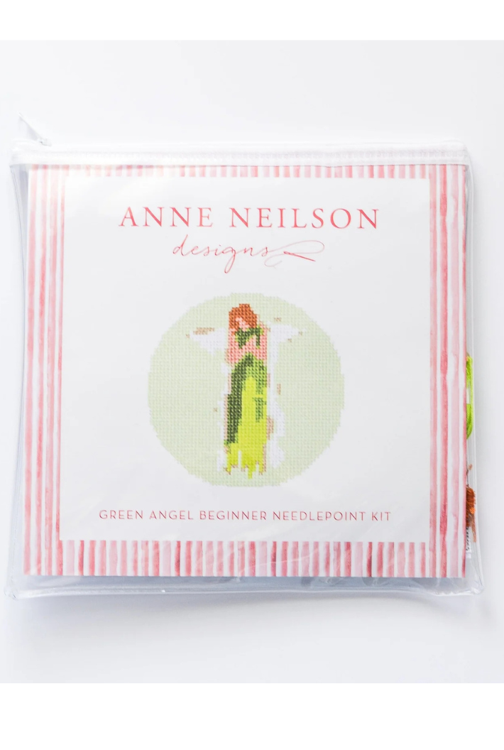 Green Angel Needlepoint Kit