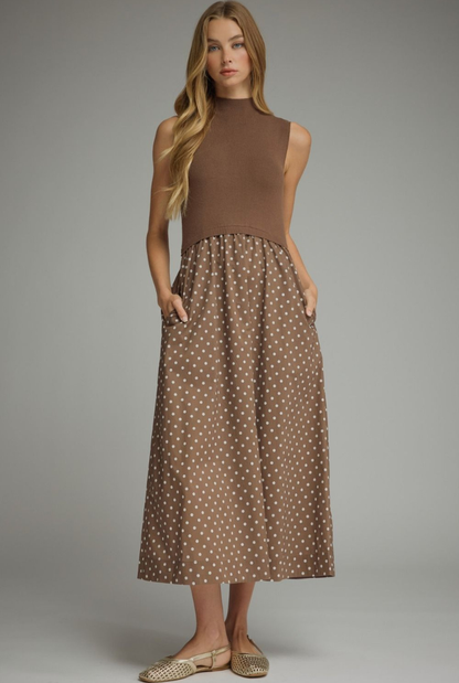 Heather Polka Dress