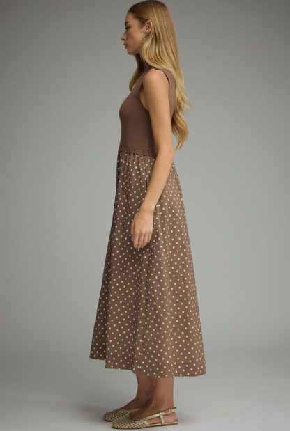 Heather Polka Dress