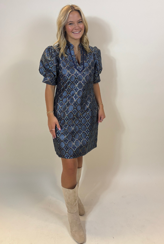 Glided Trellis Dress
