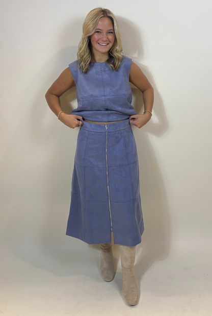 Sadie Suede Skirt