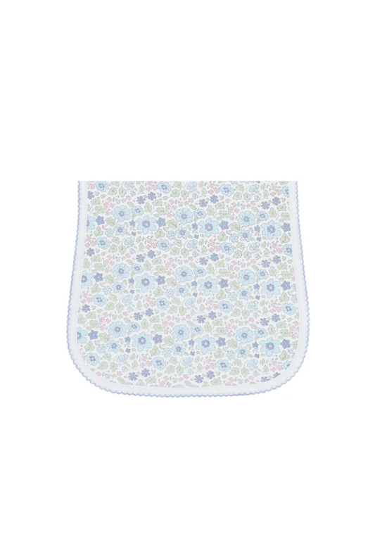 Blue Meadow Burp Cloth